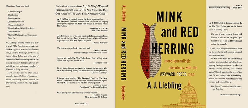 Item #18171 Mink and Red Herring. A. J. Liebling