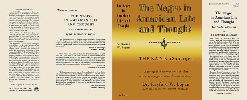 Item #18178 Negro in American Life and Thought, The. Dr. Rayford W. Logan