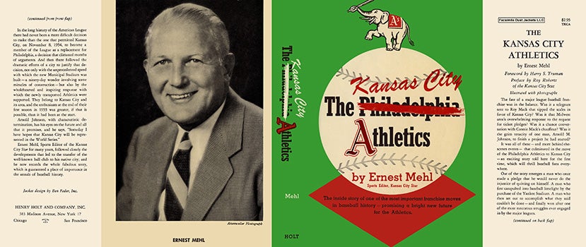 Item #18195 Kansas City Athletics, The. Ernest Mehl