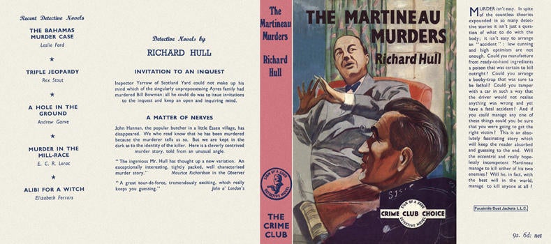 Item #1828 Martineau Murders, The. Richard Hull.
