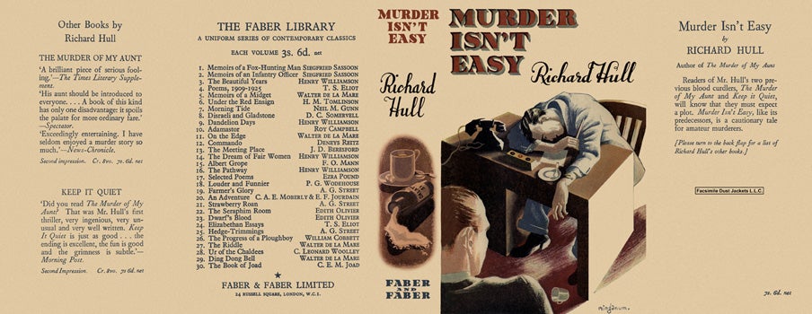 Item #1829 Murder Isn't Easy. Richard Hull.