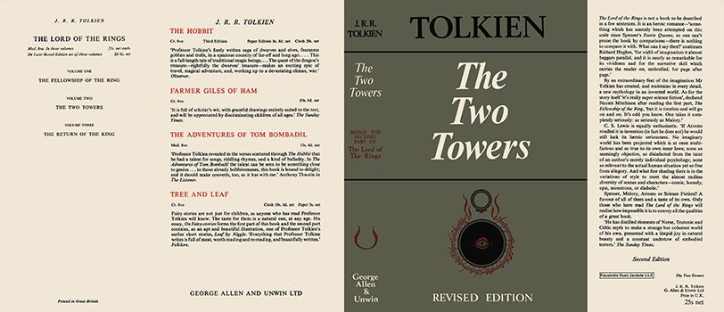 Item #18294 Two Towers, The. J. R. R. Tolkien