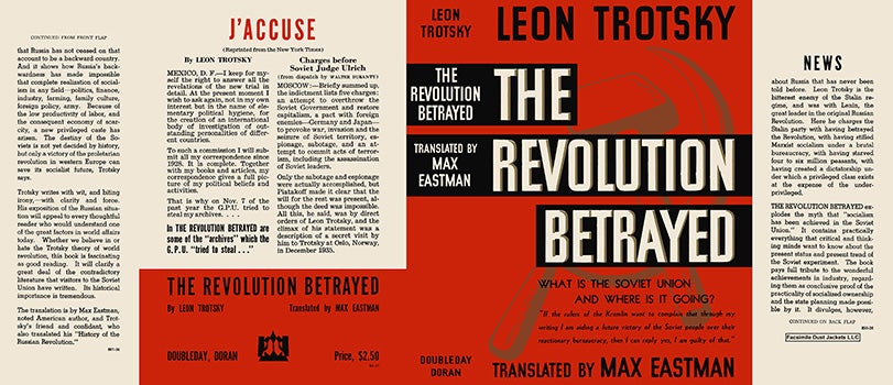 Item #18298 Revolution Betrayed, The. Leon Trotsky, Max Eastman