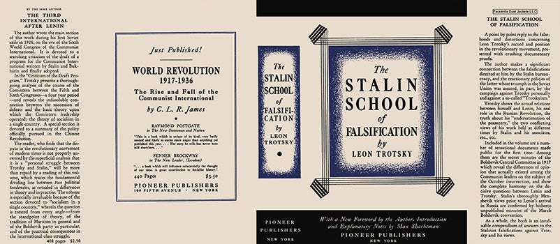 Item #18300 Stalin School of Falsification, The. Leon Trotsky