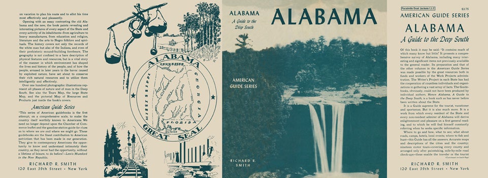 Item #18336 Alabama, A Guide to the Deep South. American Guide Series, WPA