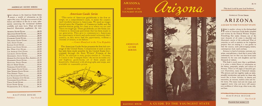 Item #18338 Arizona, A Guide to the Youngest State. American Guide Series, WPA
