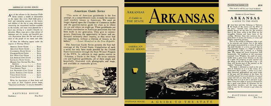 Item #18339 Arkansas, A Guide to the State. American Guide Series, WPA.