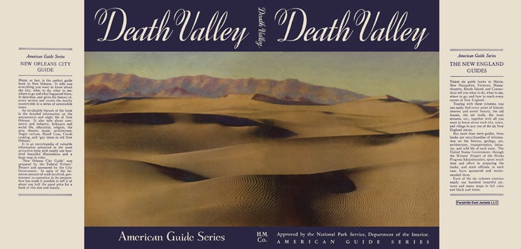 Item #18342 Death Valley. American Guide Series, WPA