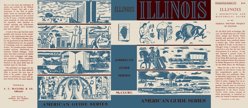 Item #18347 Illinois, A Descriptive and Historical Guide. American Guide Series, WPA