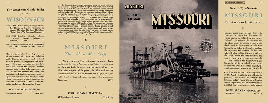 Item #18364 Missouri, A Guide to the State. American Guide Series, WPA