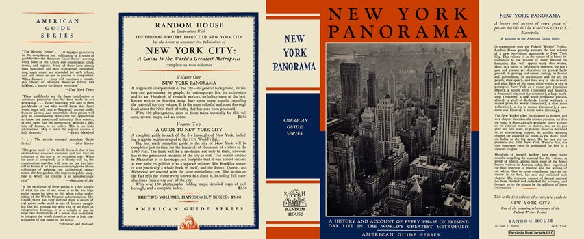 Item #18376 New York Panorama. American Guide Series, WPA
