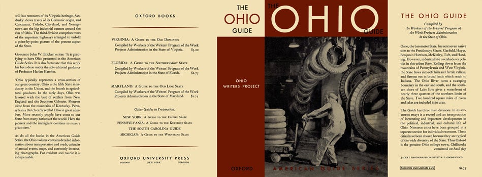 Item #18380 Ohio Guide, The. American Guide Series, WPA