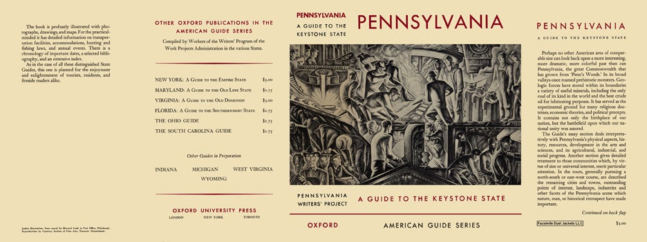 Item #18382 Pennsylvania, A Guide to the Keystone State. American Guide Series, WPA
