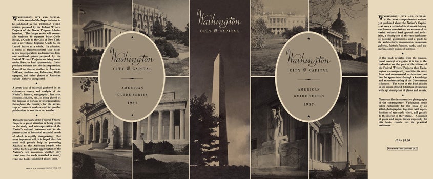 Item #18394 Washington, City and Capital. American Guide Series, WPA