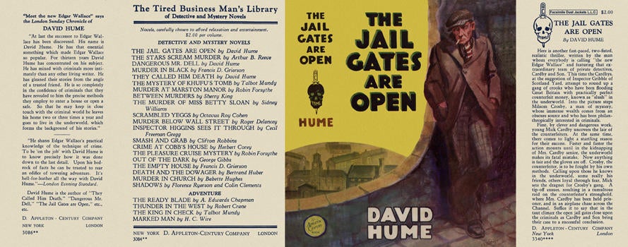 Item #1840 Jail Gates Are Open, The. David Hume