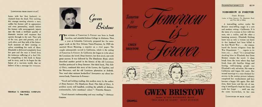 Item #18421 Tomorrow Is Forever. Gwen Bristow.