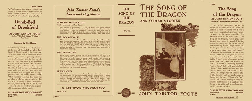 Item #18453 Song of the Dragon and Other Stories, The. John Taintor Foote.