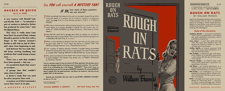 Item #18456 Rough on Rats. William Francis