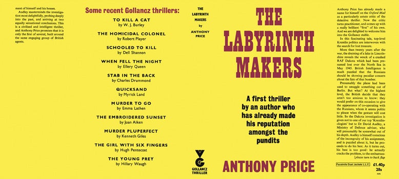 Item #18491 Labyrinth Makers, The. Anthony Price