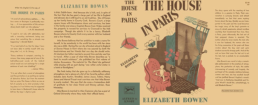 Item #18535 House in Paris, The. Elizabeth Bowen.