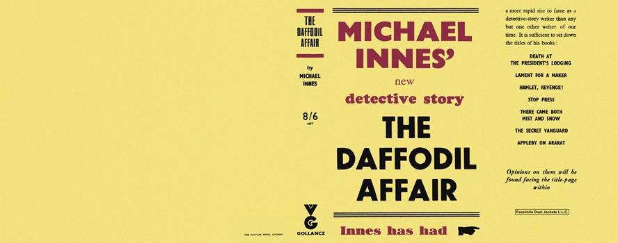 Item #1857 Daffodil Affair, The. Michael Innes