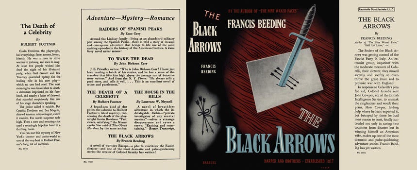 Item #186 Black Arrows, The. Francis Beeding
