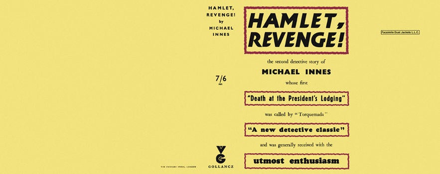 Item #1860 Hamlet, Revenge! Michael Innes