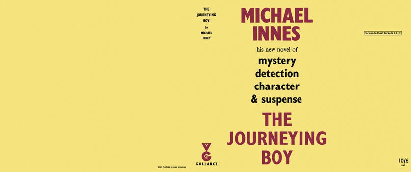 Item #1861 Journeying Boy, The. Michael Innes.