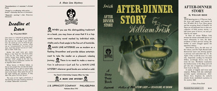 Item #1867 After-Dinner Story. William Irish