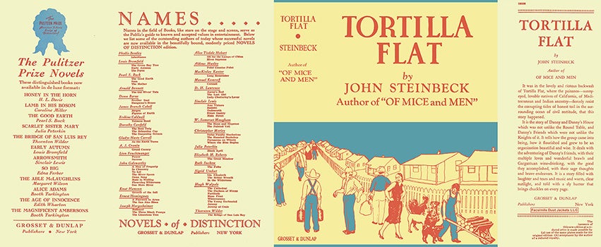 Item #18683 Tortilla Flat. John Steinbeck