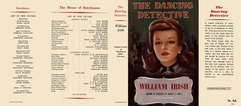 Item #1869 Dancing Detective, The. William Irish