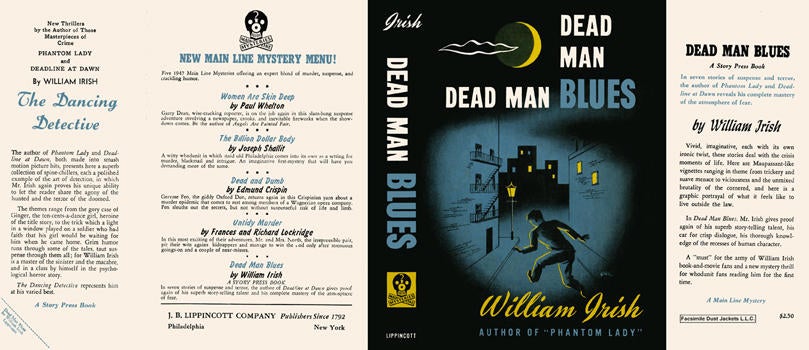 Item #1871 Dead Man Blues. William Irish