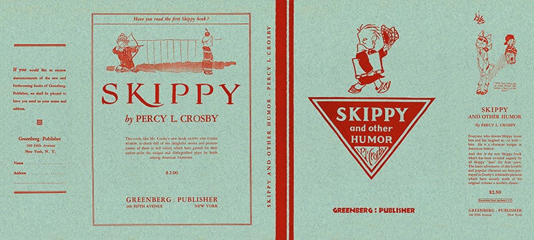 Item #18763 Skippy and Other Humor. Percy Crosby