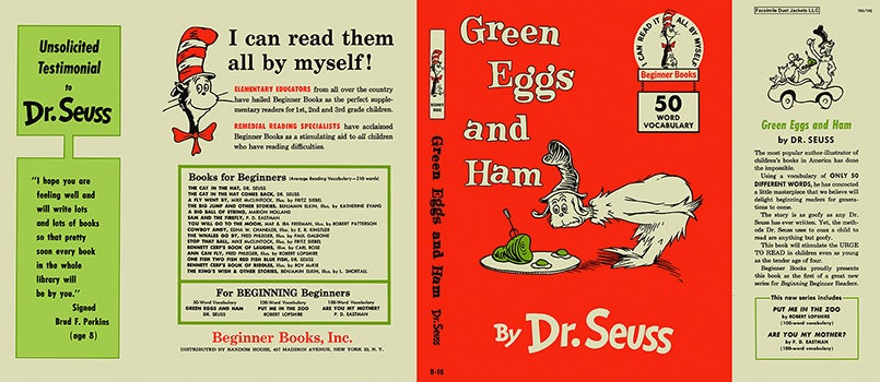 Item #18945 Green Eggs and Ham. Seuss Dr.