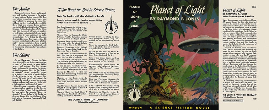 Item #19100 Planet of Light. Raymond F. Jones.