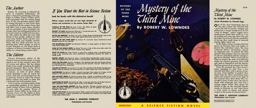 Item #19125 Mystery of the Third Mine. Robert W. Lowndes.