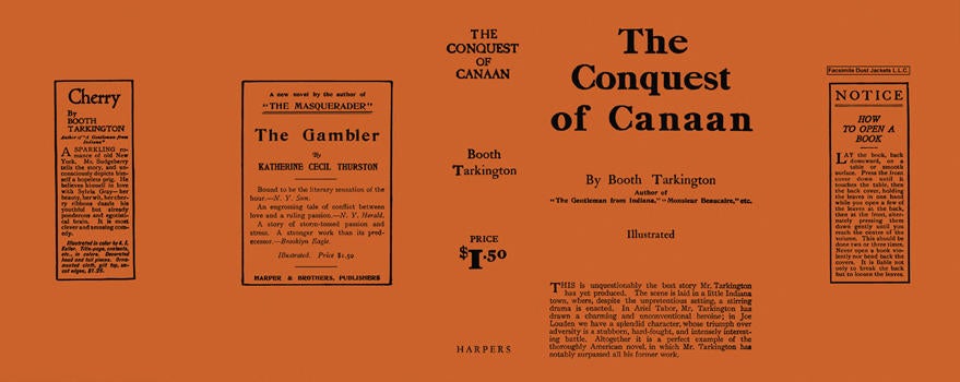 Item #19218 Conquest of Canaan, The. Booth Tarkington