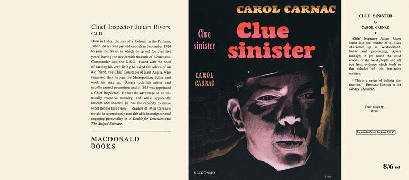 Item #19264 Clue Sinister. Carol Carnac