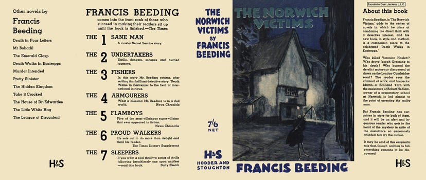 Item #193 Norwich Victims, The. Francis Beeding
