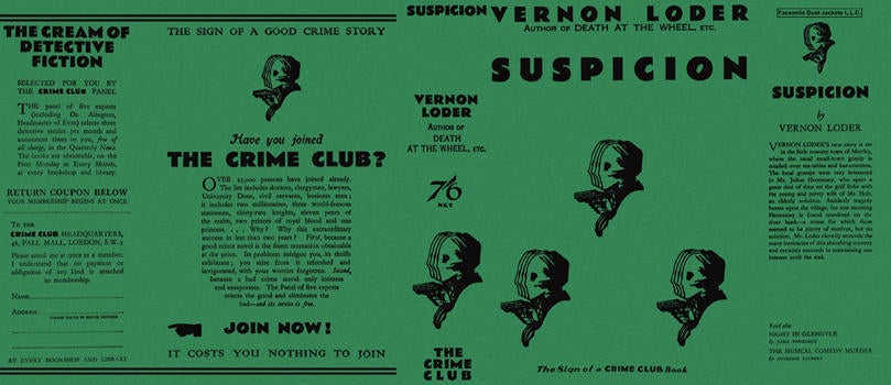 Item #19306 Suspicion. Vernon Loder