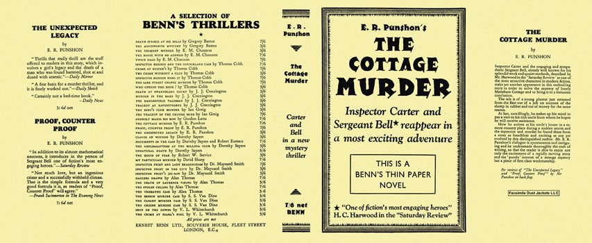 Item #19325 Cottage Murder, The. E. R. Punshon
