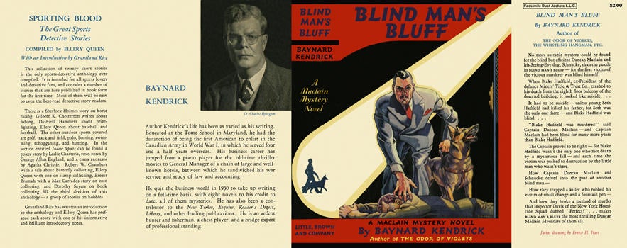 Item #1933 Blind Man's Bluff. Baynard H. Kendrick.