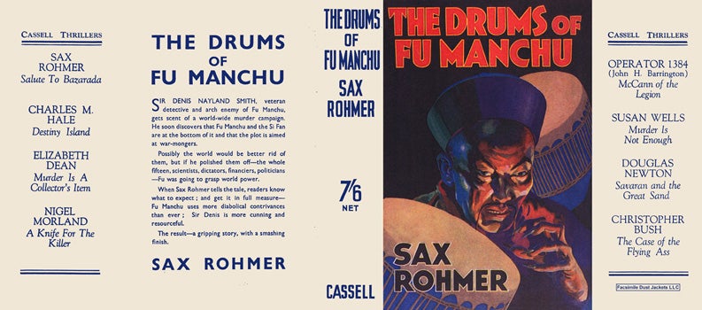 Item #19336 Drums of Fu Manchu, The. Sax Rohmer