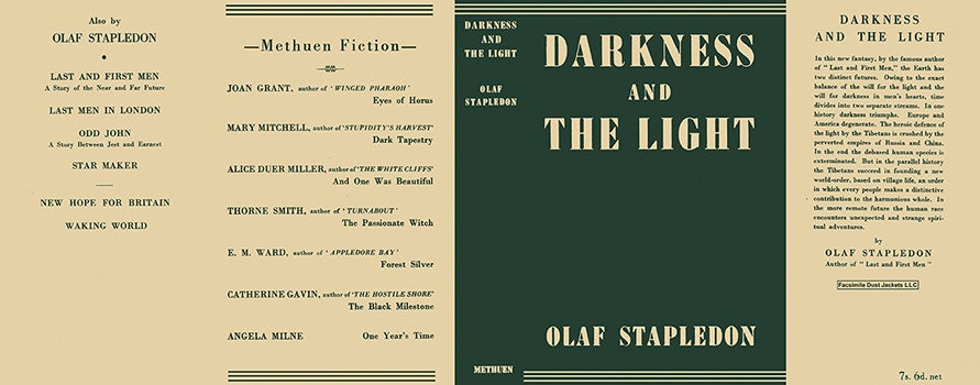 Item #19347 Darkness and the Light. W. Olaf Stapledon