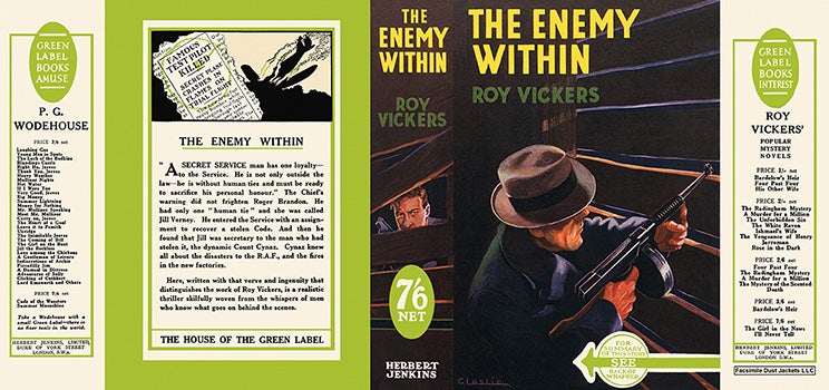 Item #19353 Enemy Within, The. Roy Vickers