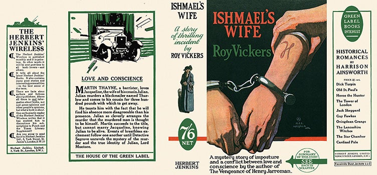 Item #19359 Ishmael's Wife. Roy Vickers