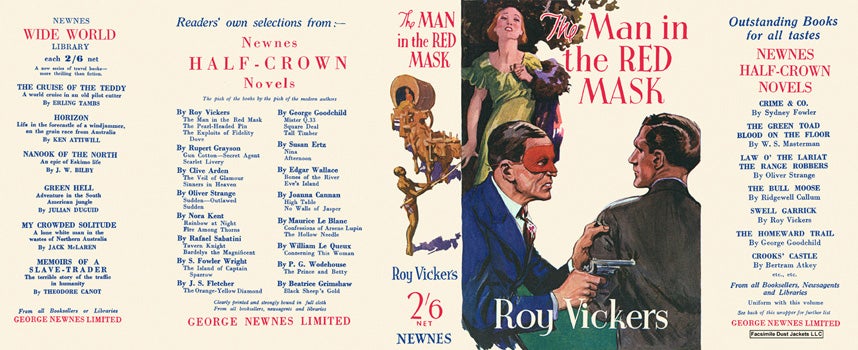 Item #19362 Man in the Red Mask, The. Roy Vickers.