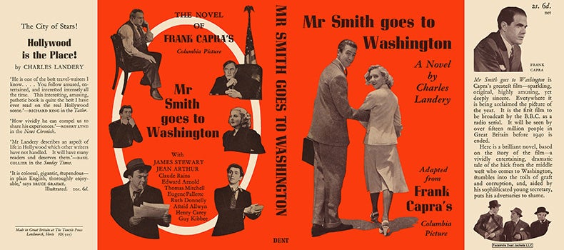 Item #19379 Mr. Smith Goes to Washington. Frank Capra, Charles Landery