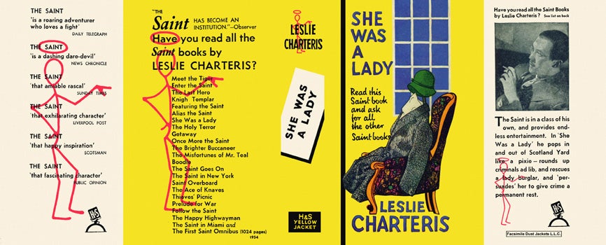 Item #19401 She Was a Lady. Leslie Charteris