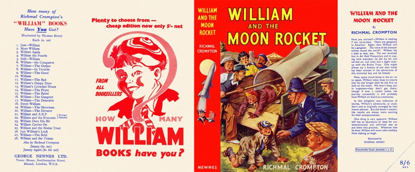 Item #19418 William and the Moon Rocket. Richmal Crompton